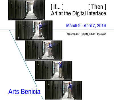 If Then Art at the Digital Interface exhibition postcard