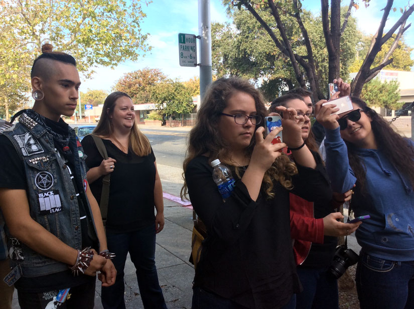 A street tour of Broadway Augmented, fall 2014