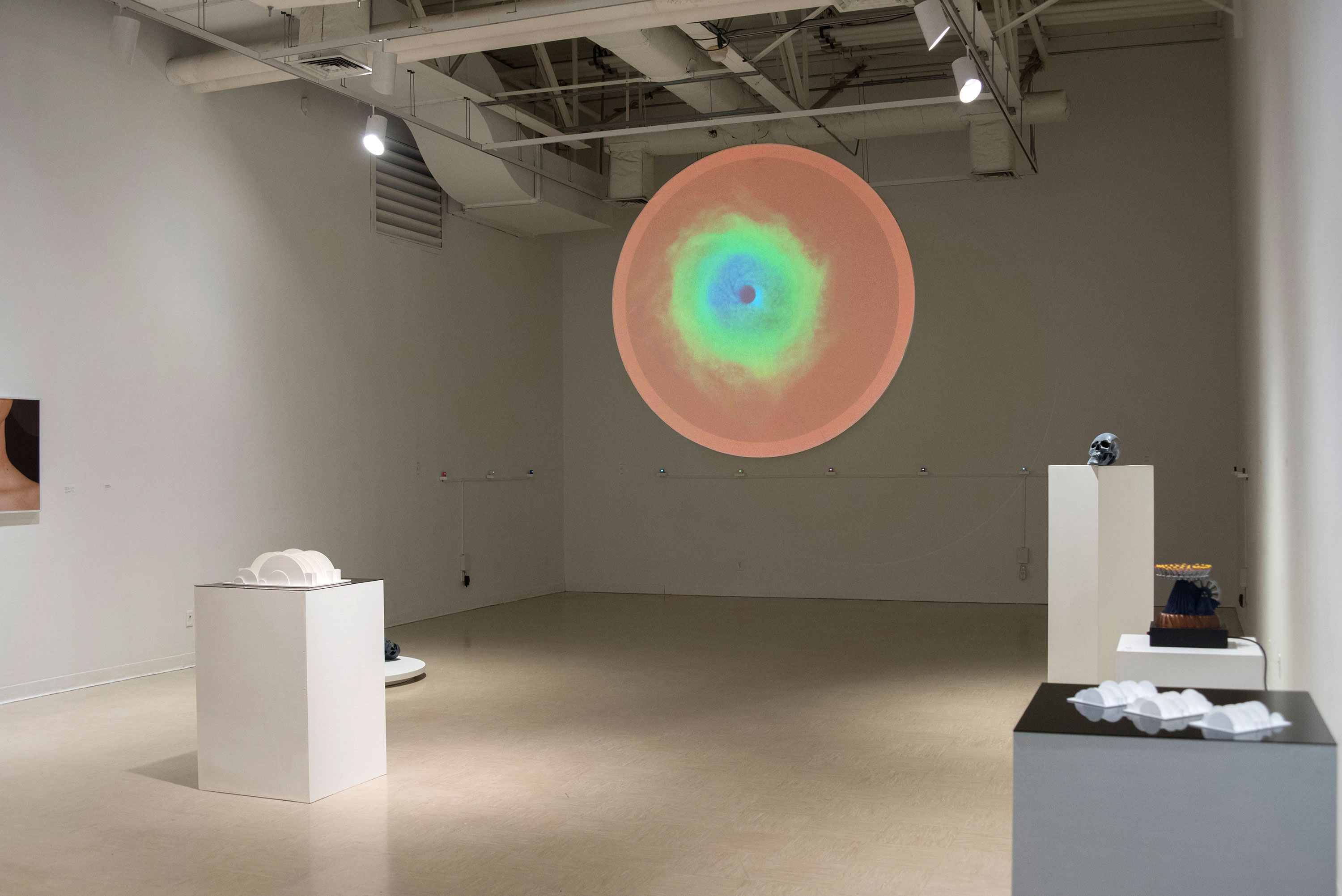 Undertow, 2017, Rachel Clarke, installed at Emily Davis Gallery, The University of Akron